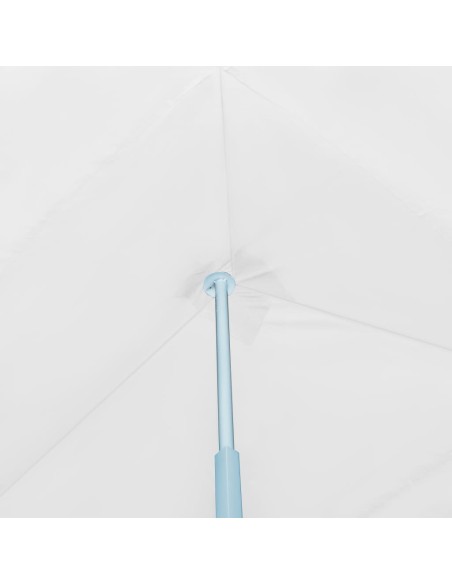 Tente de réception blanche avec 5 parois 3x9m