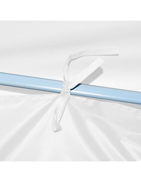 Tente de réception blanche avec 5 parois 3x9m