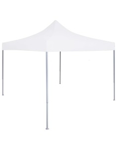 Tente de réception pliable pro blanc 3x3m 2