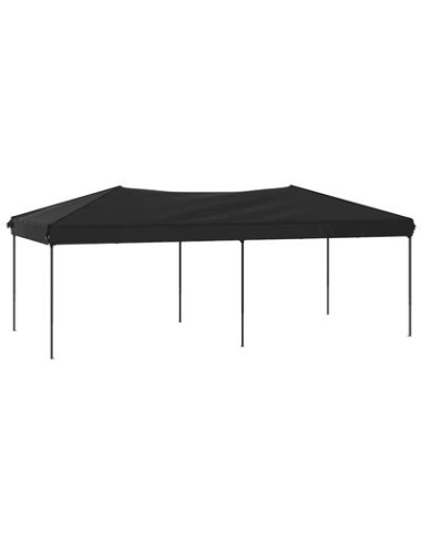 Tente de réception pliable noir 3x6m