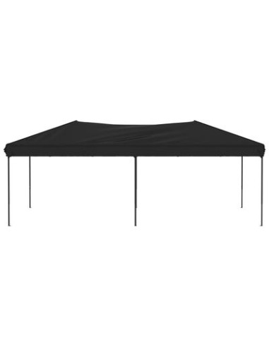 Tente de réception pliable noir 3x6m