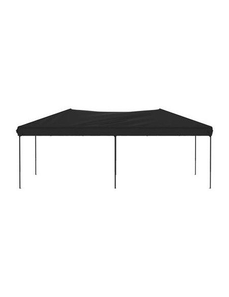 Tente de réception pliable noir 3x6m