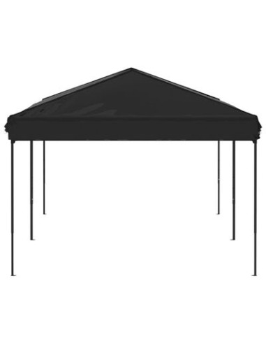 Tente de réception pliable noir 3x6m
