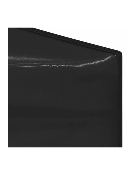 Tente de réception pliable noir 3x6m