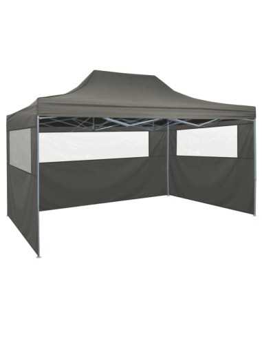 Tente pliable anthracite avec 4 parois...