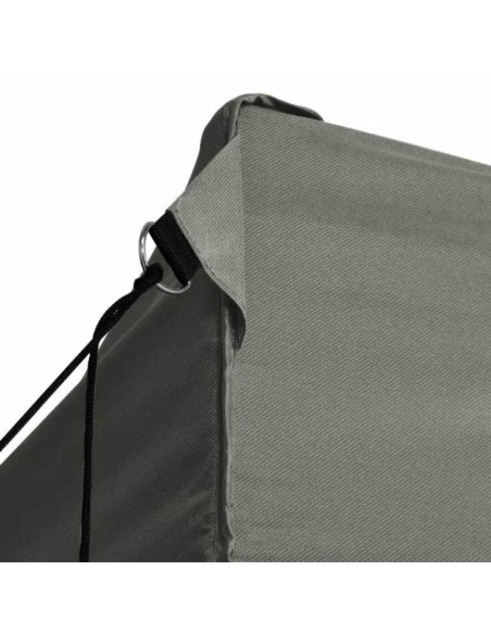 Tente pliable anthracite avec 4 parois latérales 3x4,5m