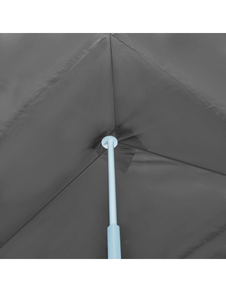 Tente de réception pliable anthracite avec 5 parois 3x9m