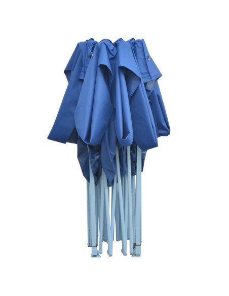 Tente de réception bleu en acier 3x4m