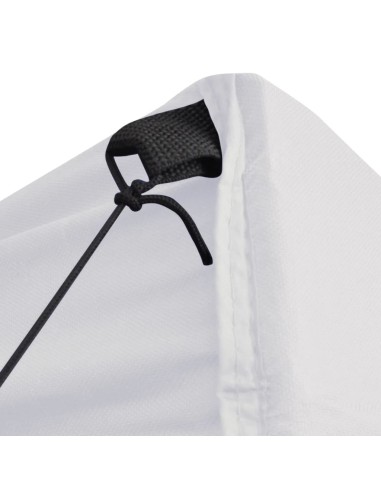 Tente de réception pliable avec 4 parois blanc...