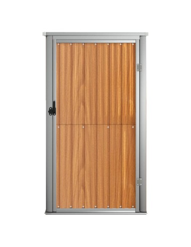 Abri à outils de jardin marron - 88x89x161 cm