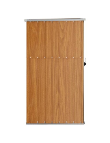 Abri à outils de jardin marron - 88x89x161 cm