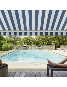 Toile de store jaune sur mesure 2