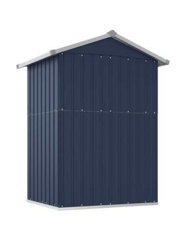 Abri de jardin Anthracite - 126x97,5x177 cm