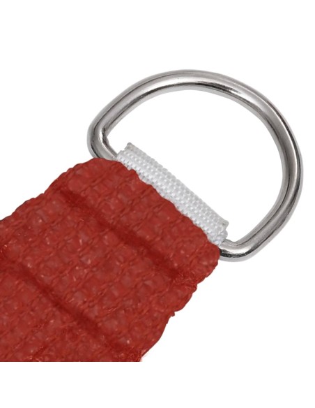 Voile d'ombrage 160 g/m² Rouge - 3,6x3,6m