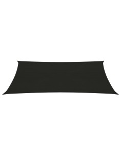 Voile d'ombrage 160 g/m² Noir 2x4,5m PEHD 2
