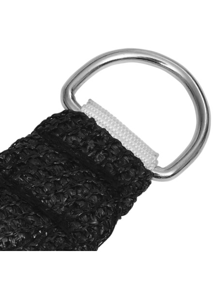 Voile d'ombrage 160 g/m² Noir 2x4,5m PEHD