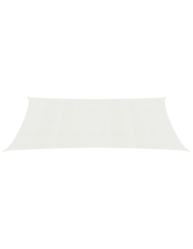 Voile d'ombrage 160 g/m² Blanc 2x3,5 m PEHD