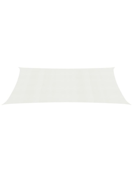Voile d'ombrage 160 g/m² Blanc 2x3,5 m PEHD