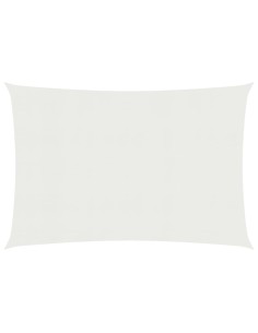 Voile d'ombrage 160 g/m² Blanc 2x3,5 m PEHD 2