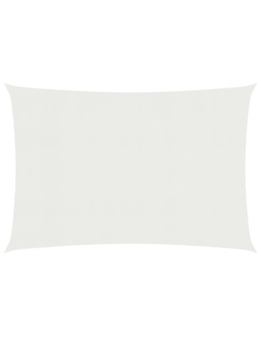 Voile d'ombrage 160 g/m² Blanc 2x3,5 m PEHD