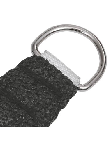 Voile d'ombrage Anthracite 2,5x2,5x3,5m PEHD