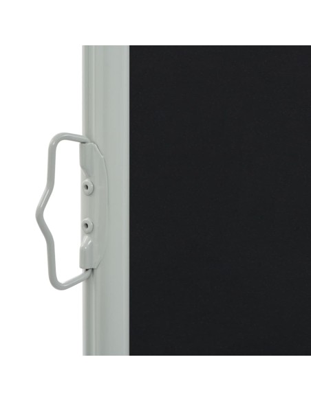 Auvent latéral rétractable de patio 140 x 300 cm Noir