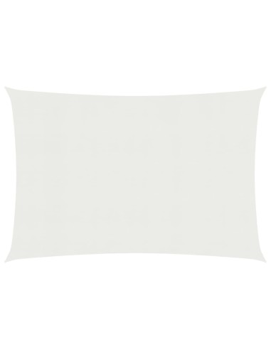 Voile d'ombrage 160 g/m² Blanc 2x3,5m PEHD
