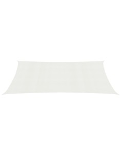 Voile d'ombrage 160 g/m² Blanc 2x3,5m PEHD 2