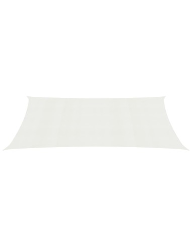 Voile d'ombrage 160 g/m² Blanc 2x3,5m PEHD