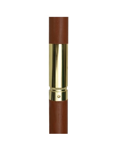 Parasol avec poteau en bois 200 x 300 cm Blanc...