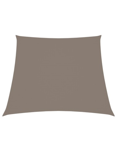Voile d'ombrage trapèze 2x4x3m Taupe
