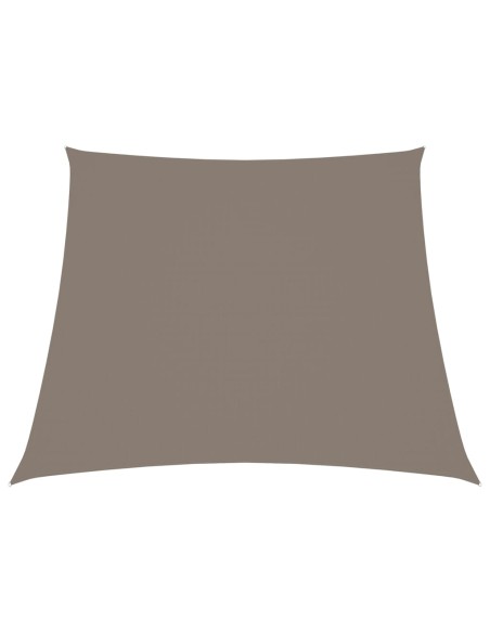 Voile d'ombrage trapèze 2x4x3m Taupe