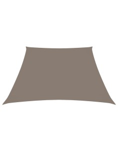 Voile d'ombrage trapèze 2x4x3m Taupe 2