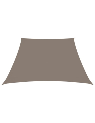 Voile d'ombrage trapèze 2x4x3m Taupe