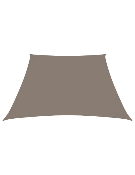 Voile d'ombrage trapèze 2x4x3m Taupe