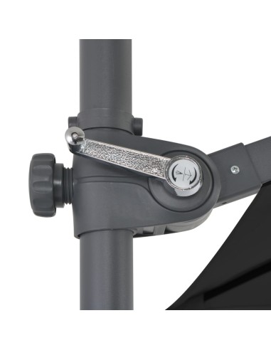 Parasol en porte-à-faux avec mât en Acier...