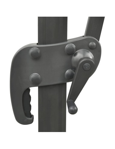 Parasol déporté avec double toit 300x300 cm...