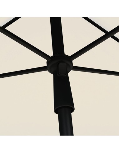 Parasol de jardin avec mât 210x140 cm Sable
