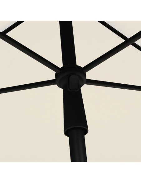 Parasol de jardin avec mât 210x140 cm Sable
