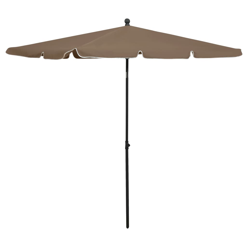 Parasol 210x140 cm Taupe