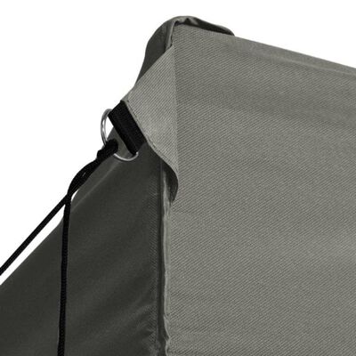 Tente de réception pliable anthracite 3x4m