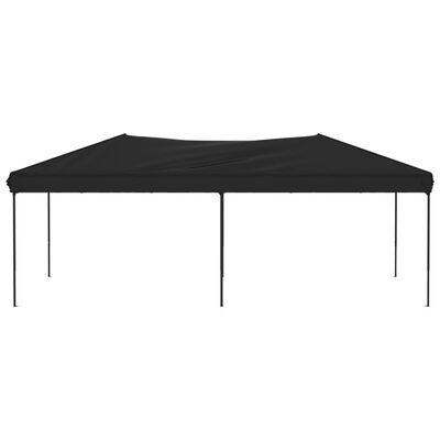 Tente de réception pliable noir 3x6m