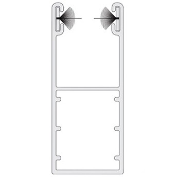 Coulisse 53 x 22mm