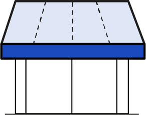 Lambrequin droit